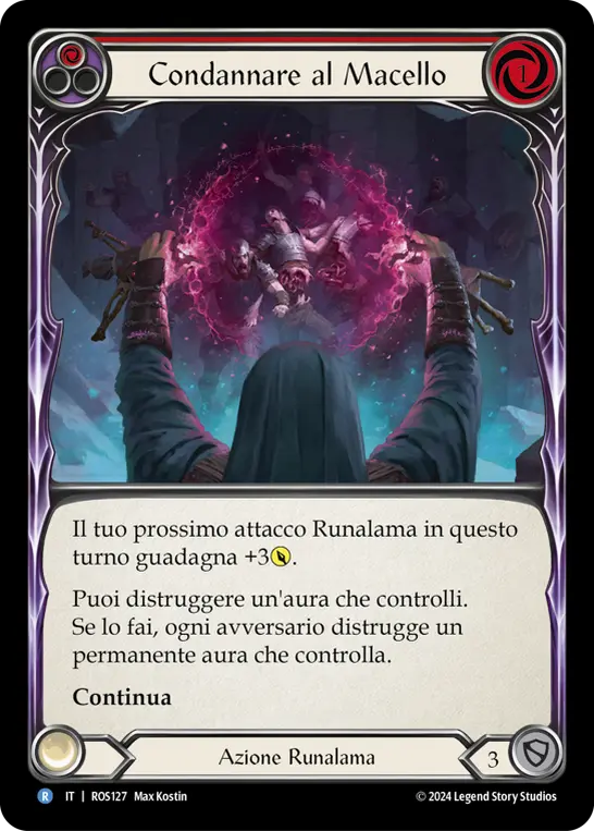 Card: Condemn to Slaughter (red)