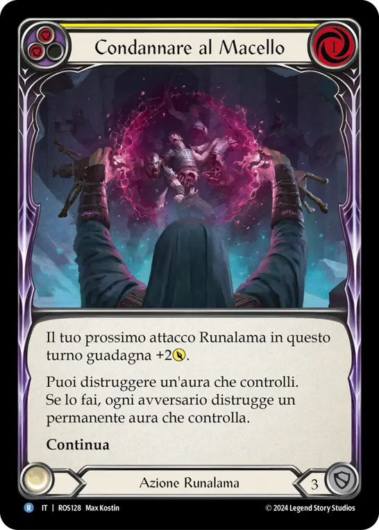 Card: Condemn to Slaughter (yel)