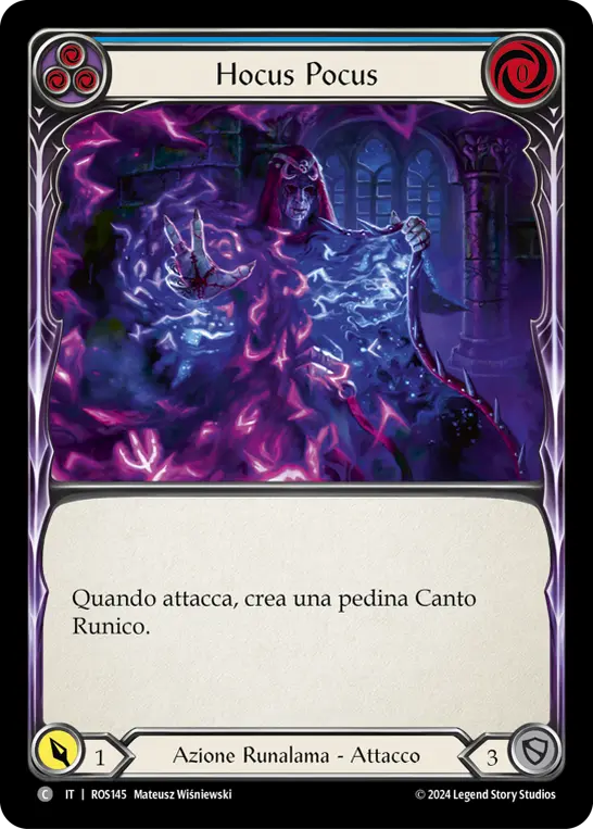 Card: Hocus Pocus (blu)