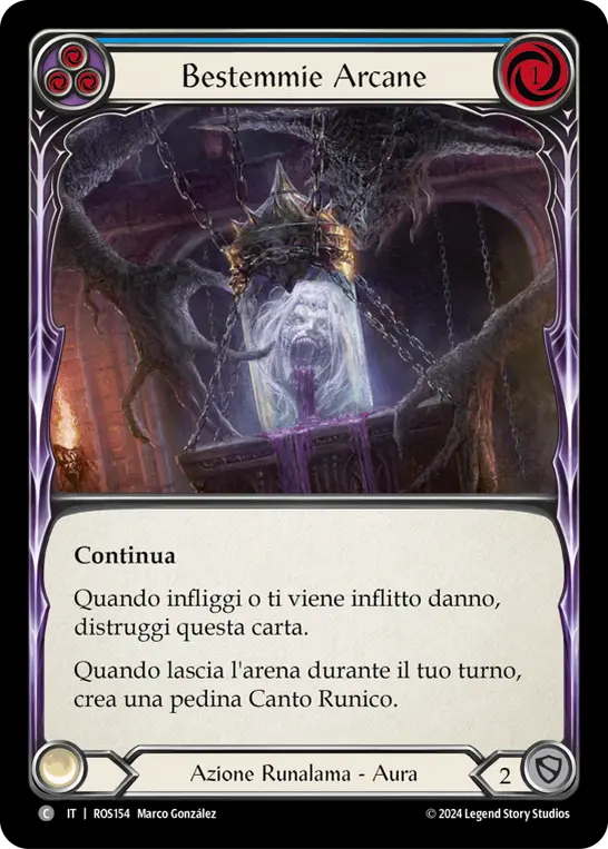 Card: Arcane Cussing (blu)