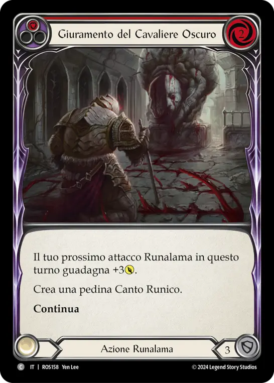 Card: Oath of the Arknight (red)