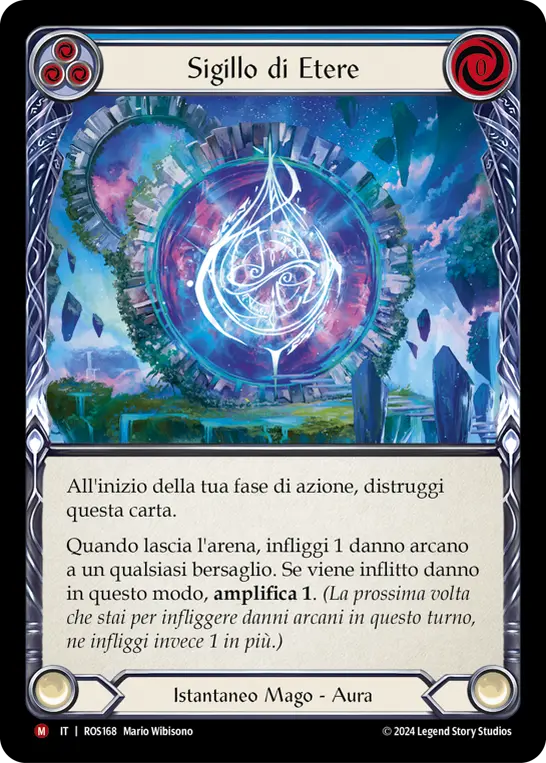 Card: Sigil of Aether (blu)