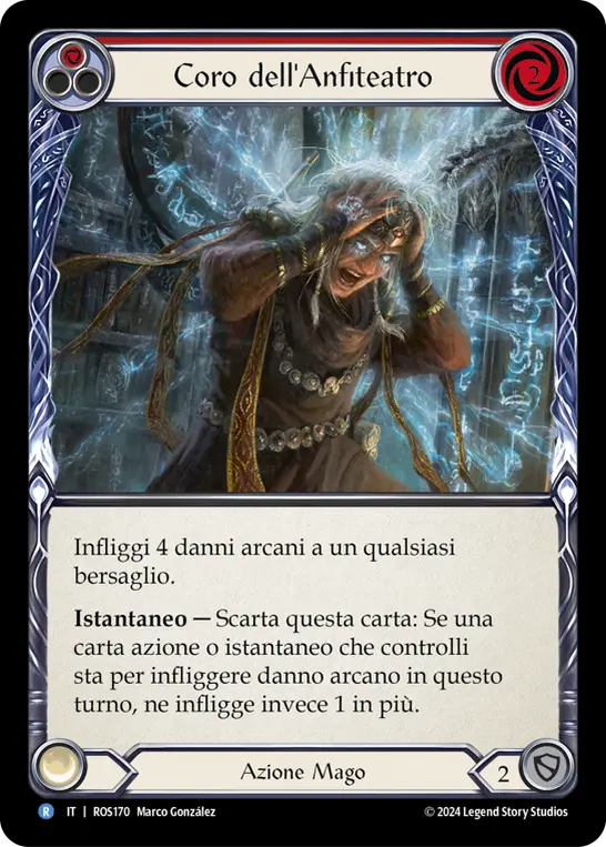 Card: Chorus of the Amphitheater (red)