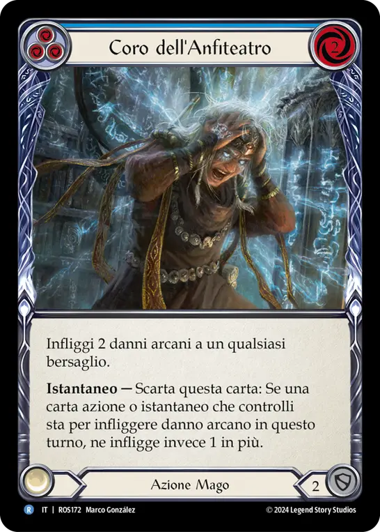 Card: Chorus of the Amphitheater (blu)
