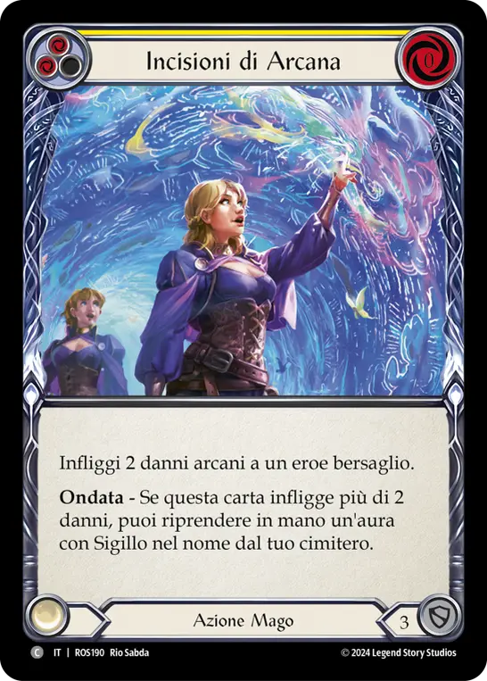 Card: Etchings of Arcana (yel)
