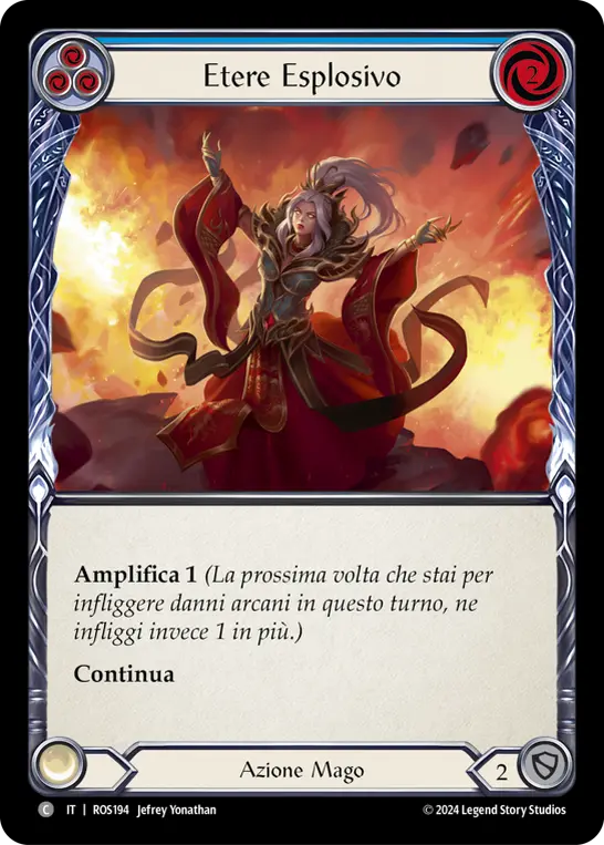 Card: Exploding Aether (blu)