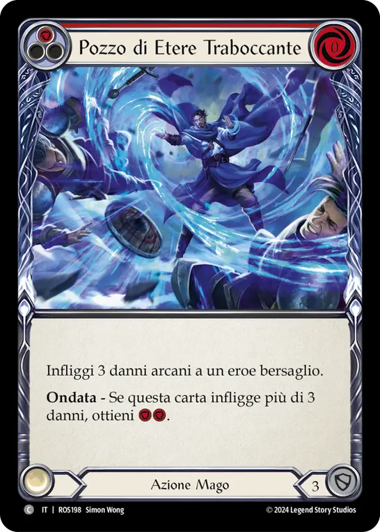 Card: Overflow the Aetherwell (red)
