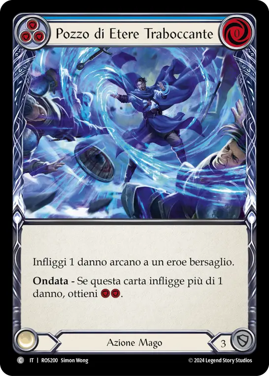 Card: Overflow the Aetherwell (blu)