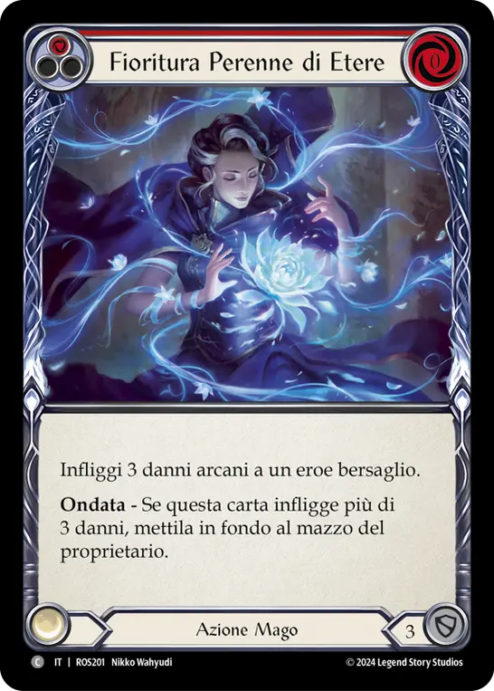Card: Perennial Aetherbloom (red)