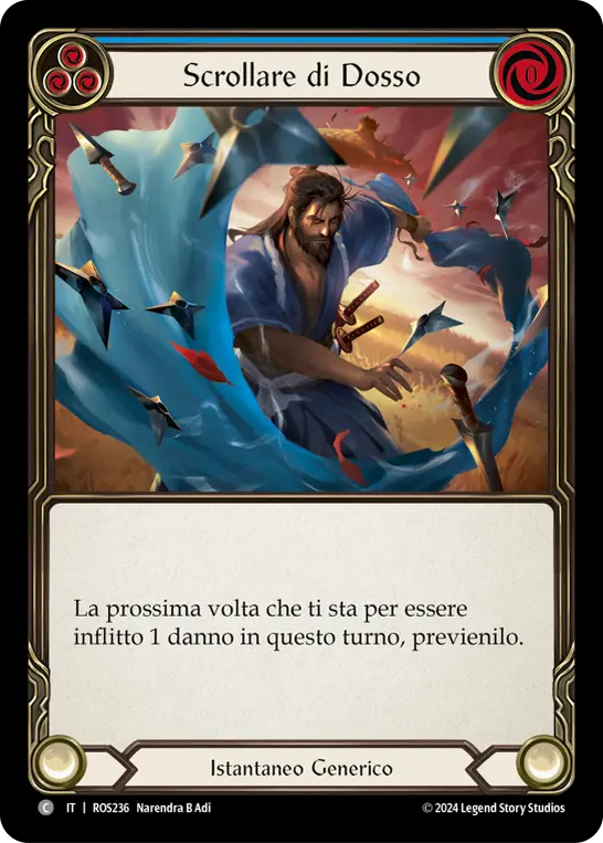 Card: Brush Off (blu)