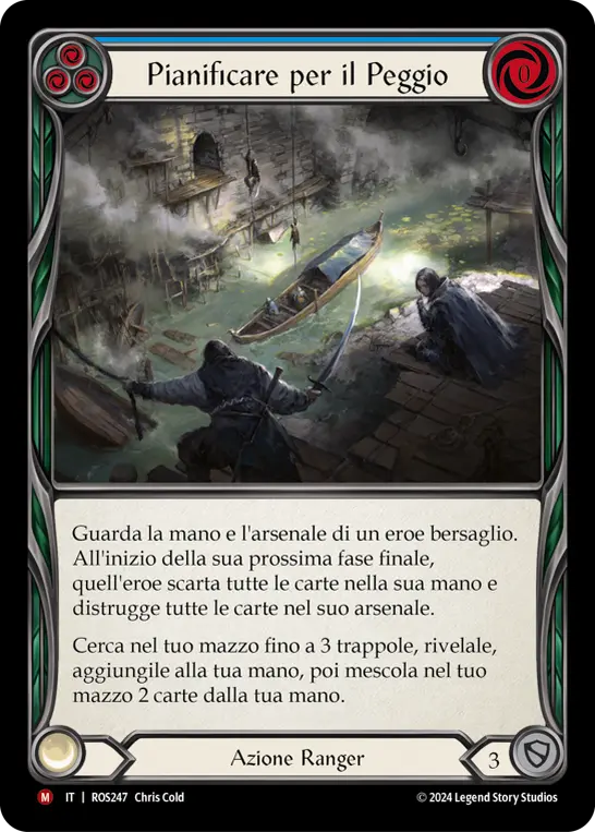 Card: Plan for the Worst (blu)