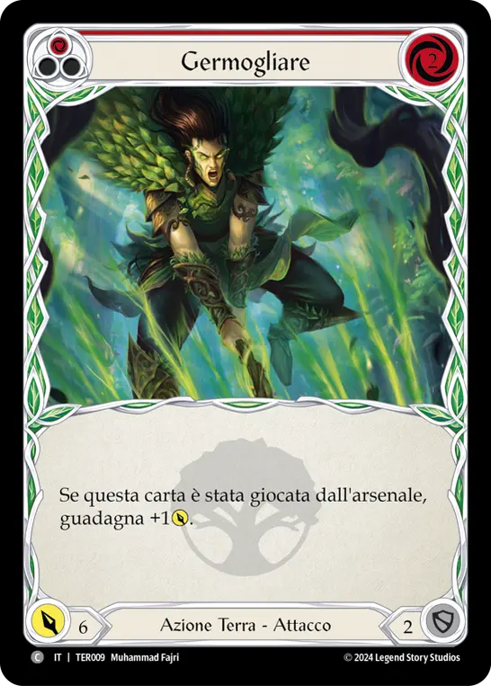 Card: Burgeoning (red)