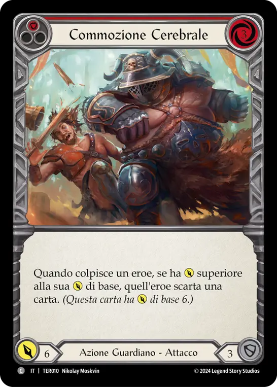Card: Concuss (red)