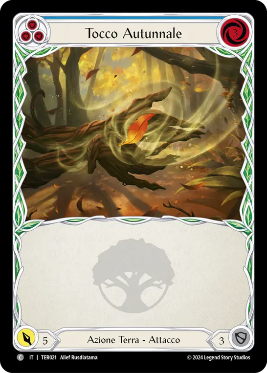 Card: Autumn's Touch (blu)