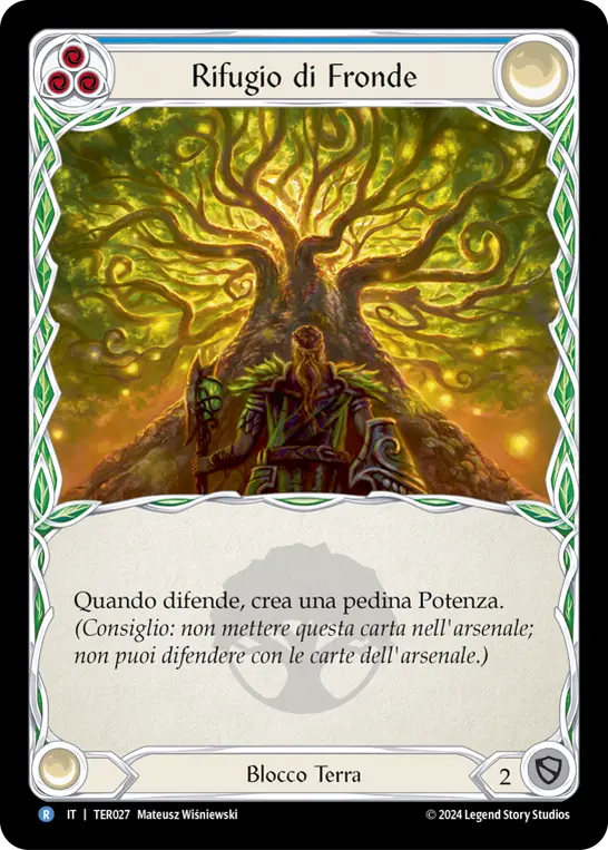 Card: Canopy Shelter (blu)