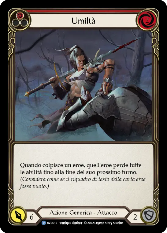 Card: Humble (red)