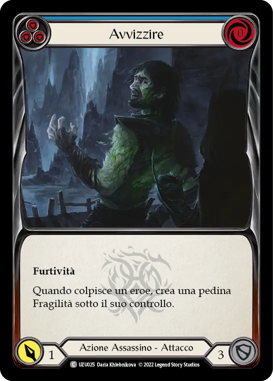 Card: Wither (blu)