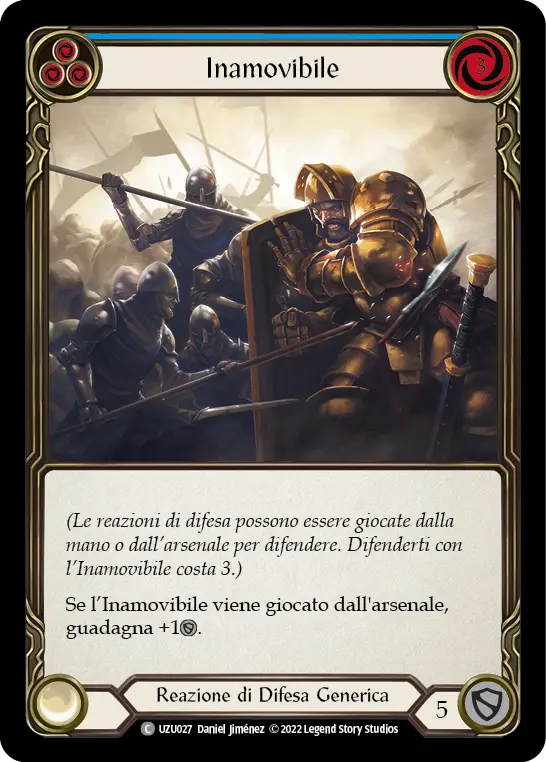 Card: Unmovable (blu)