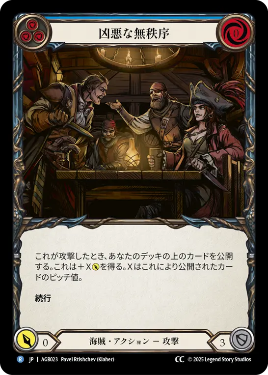 Card: Murderous Rabble (blu)