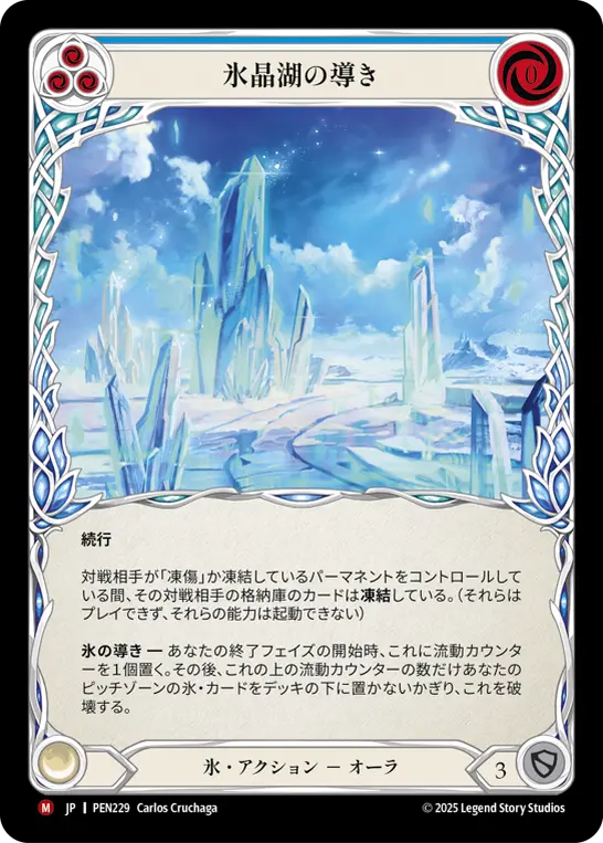 Card: Channel Iceloch Glaze (blu)