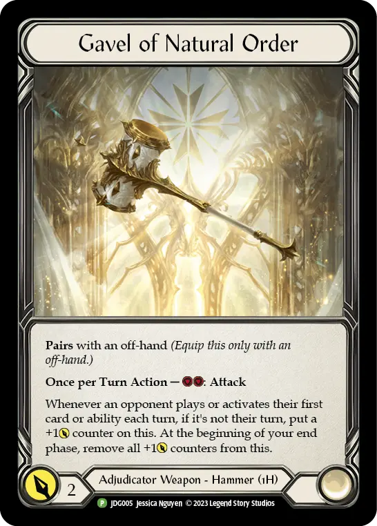 Card: Gavel of Natural Order
