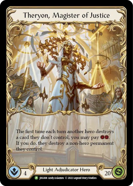 Card: Theryon, Magister of Justice