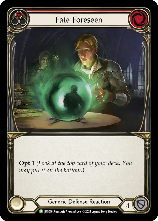 Card: Fate Foreseen (red)