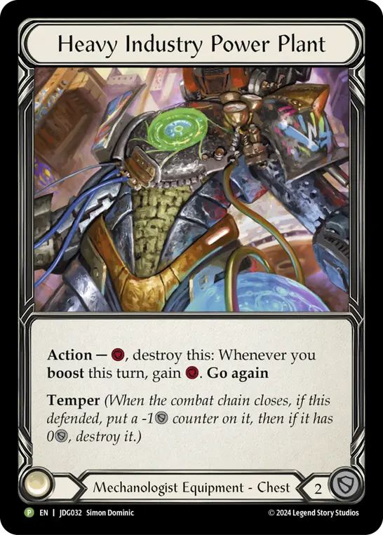 Card: Heavy Industry Power Plant