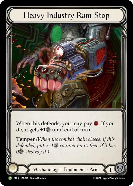 Card: Heavy Industry Ram Stop