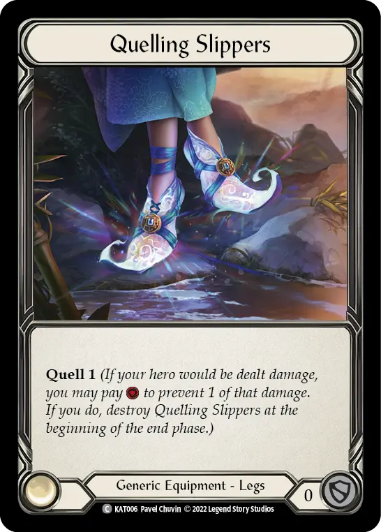 Card: Quelling Slippers
