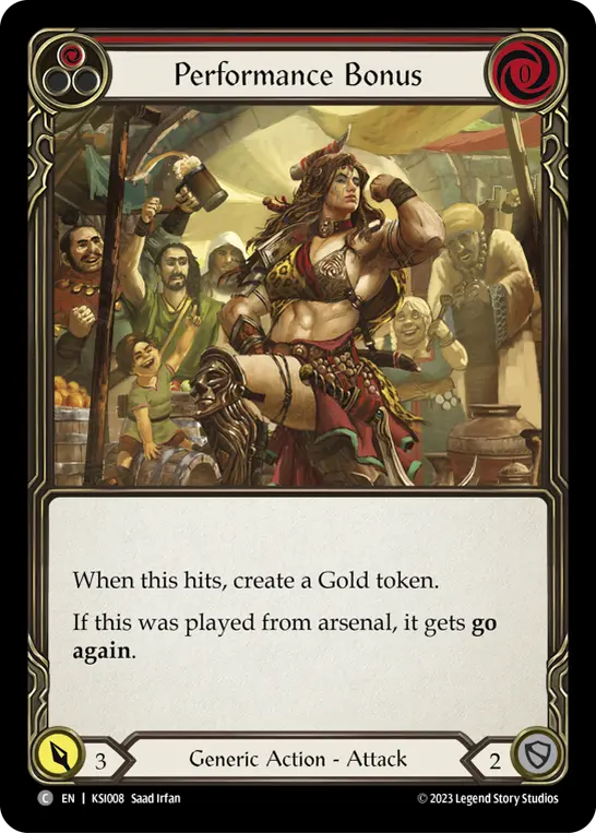 Card: Performance Bonus (red)