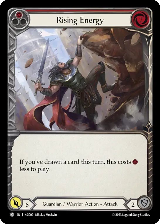 Card: Rising Energy (red)