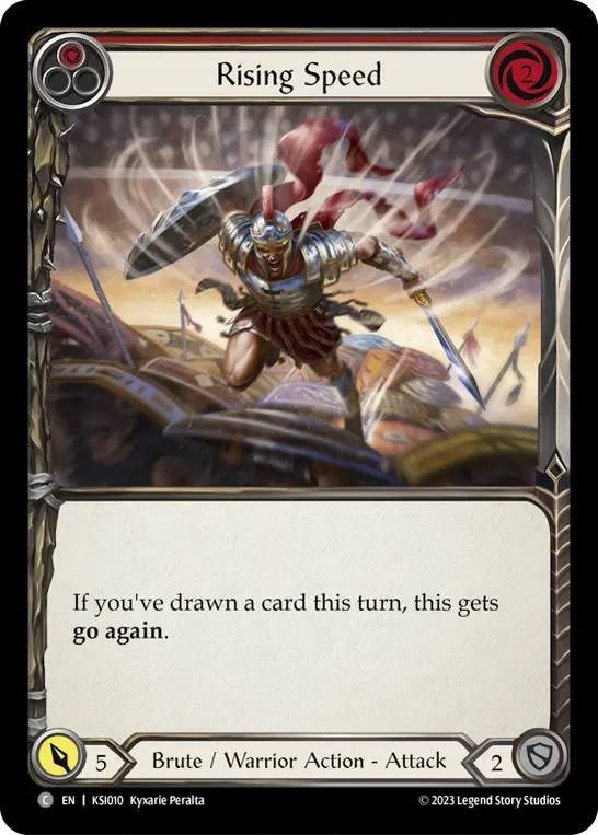 Card: Rising Speed (red)