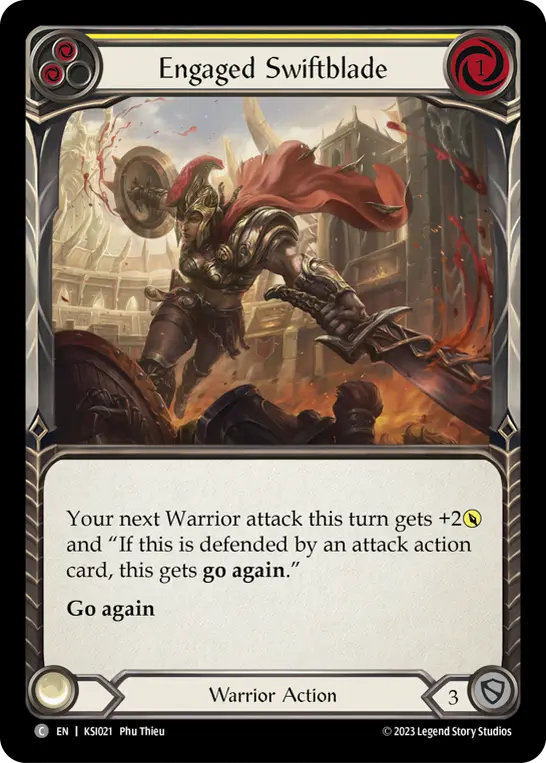 Card: Engaged Swiftblade (yel)