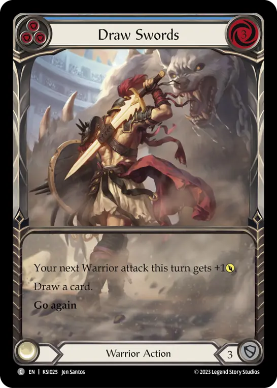 Card: Draw Swords (blu)