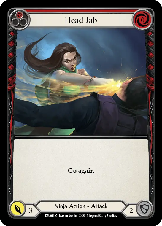Card: Head Jab (red)