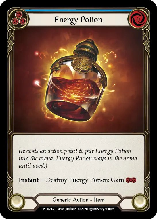 Card: Energy Potion (blu)