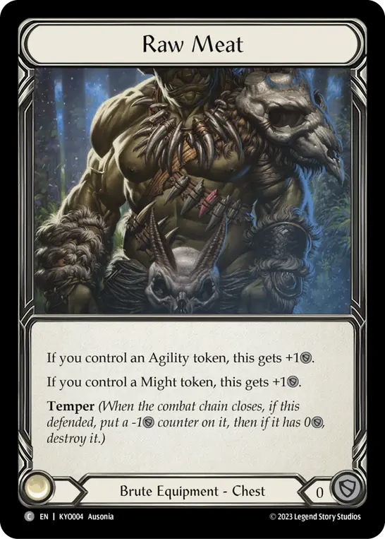 Card: Raw Meat