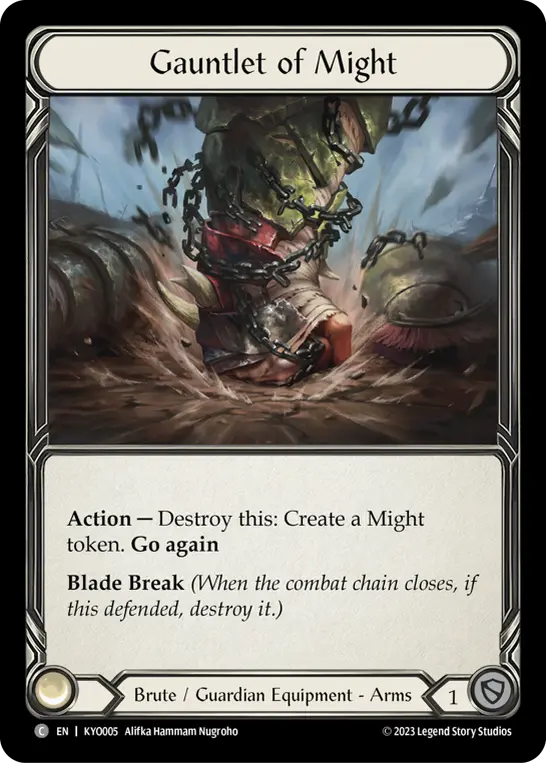 Card: Gauntlet of Might