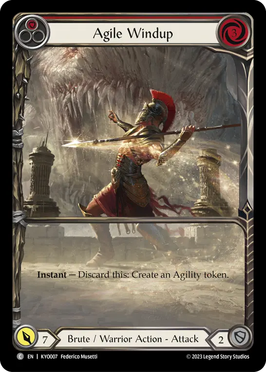 Card: Agile Windup (red)