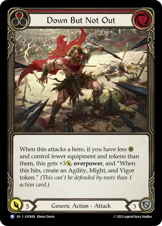 Card: Down But Not Out (red)