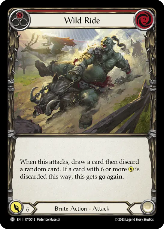 Card: Wild Ride (red)
