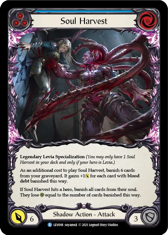 Card: Soul Harvest (blu)