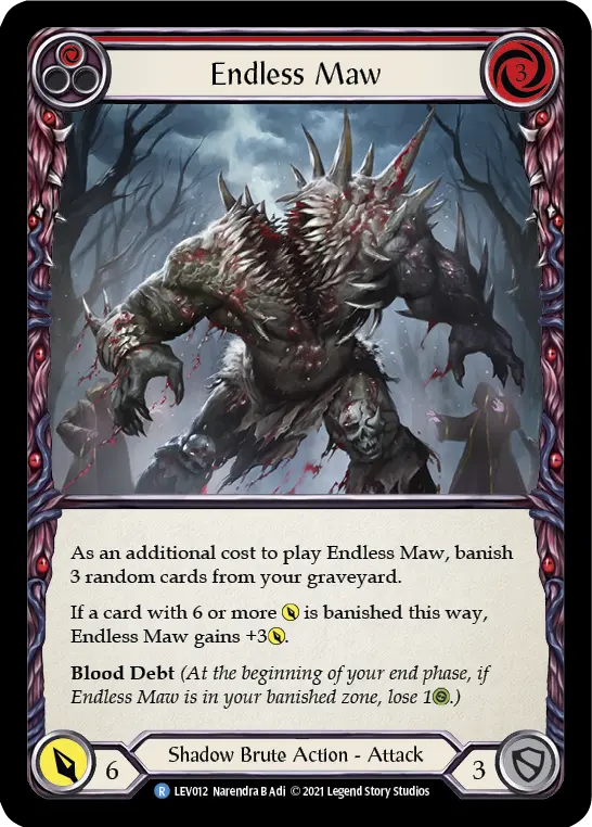 Card: Endless Maw (red)