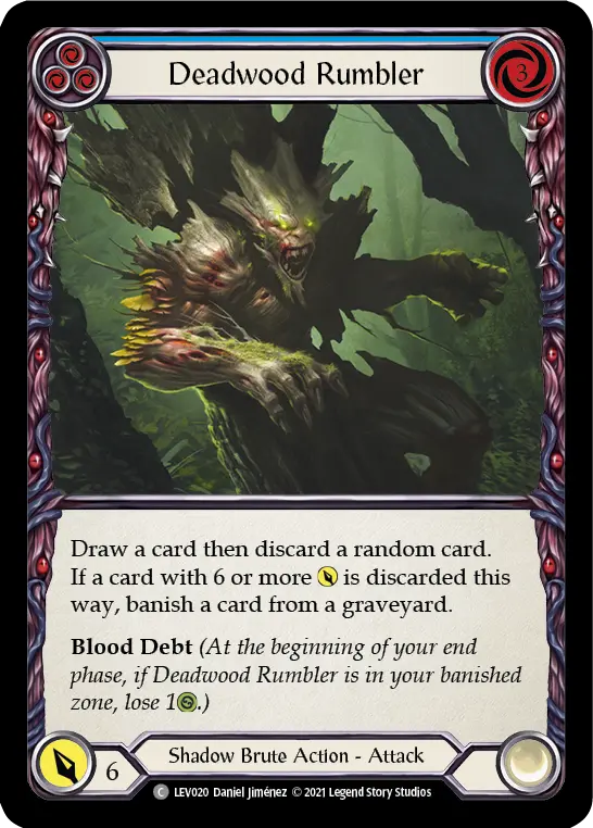 Card: Deadwood Rumbler (blu)