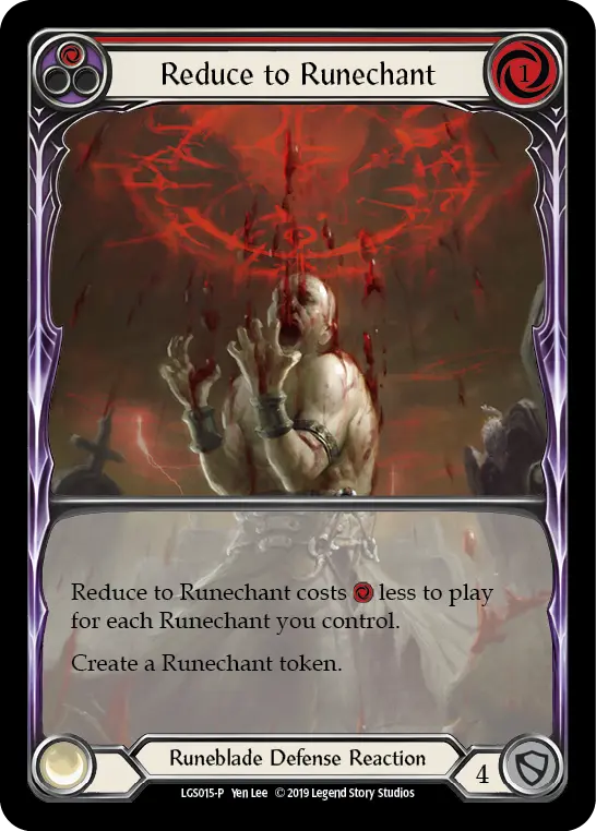 Card: Reduce to Runechant (red)
