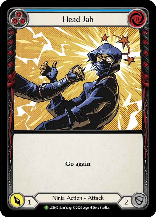 Card: Head Jab (blu)
