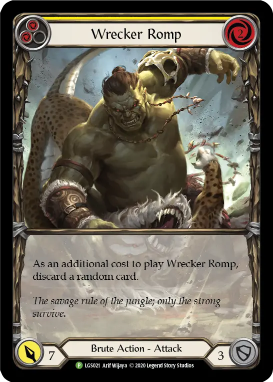Card: Wrecker Romp (yel)