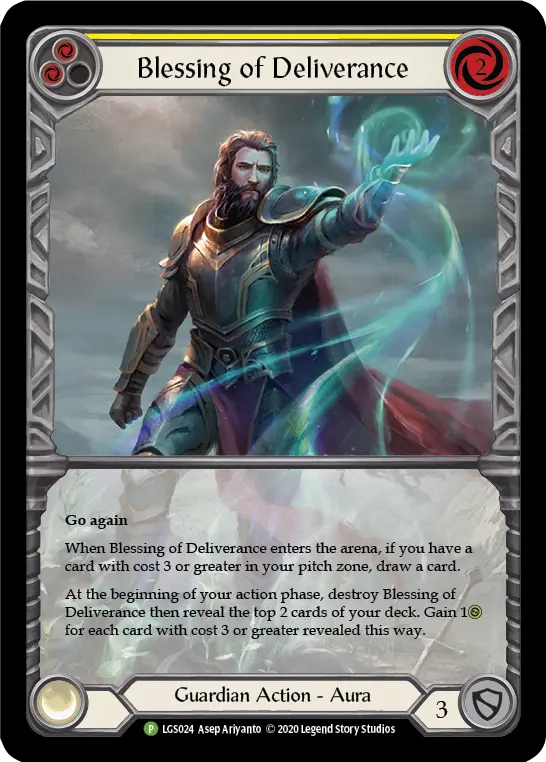 Card: Blessing of Deliverance (yel)