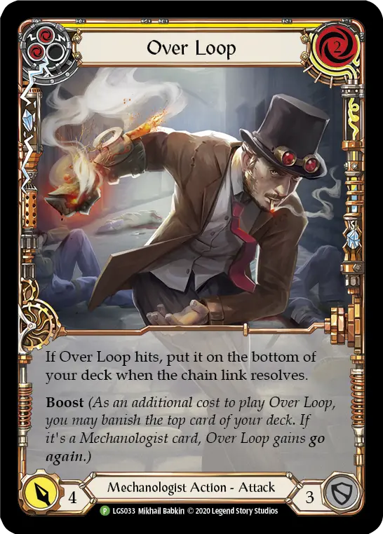 Card: Over Loop (yel)